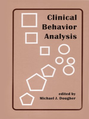 cover image of Clinical Behavior Analysis